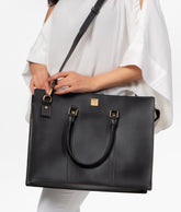 Black laptop bag